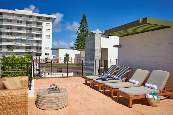 Rooftop Sun Deck at The Balfour Hotel